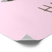 Kawaii pandas en katten foto van lijst 1 verjaarda poster (Hoek)