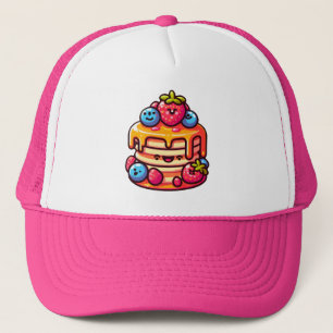 Kawaii Pannenkoek Ontbijt Schattigee Food Design Trucker Pet