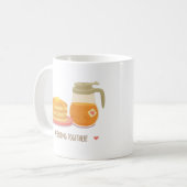 Kawaii Pannenkoeken en Esdoornsiroop Koppel Mok (Voorkant links)