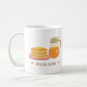 Kawaii Pannenkoeken en Esdoornsiroop Koppel Mok (Links)