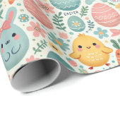 Kawaii Pasen Cadeaupapier (Rol Hoek)