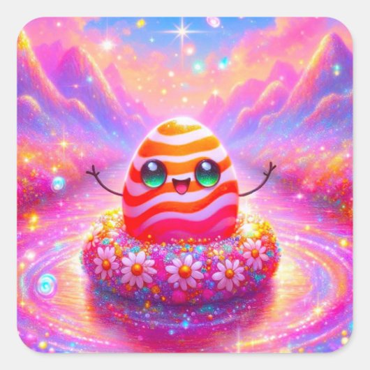 Kawaii Pasen Stickers (Voorkant)