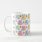 Kawaii Pastel Baking Cats Pattern Coffee Mug Koffiemok (Links)