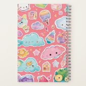 "Kawaii Pastel Bliss: Spiraal Notebook  Notitieboek (Achterkant)