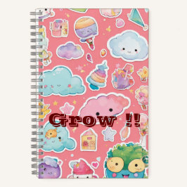 "Kawaii Pastel Bliss: Spiraal Notitieboek