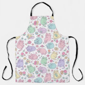 Kawaii Pastel Cats and Flowers Pattern  Schort (Voorkant)