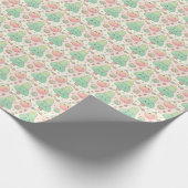Kawaii Pastel Christmas  Cadeaupapier (Hoek)