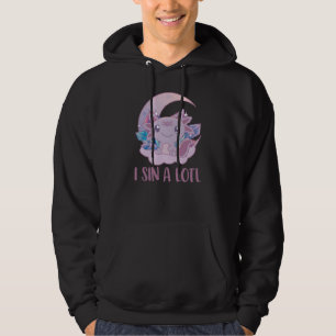 Kawaii Pastel Colors Gothic Cute Gothic Axolotl Hoodie