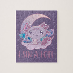 Kawaii Pastel Colors Gothic Cute Gothic Axolotl Ji Legpuzzel