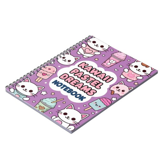 Kawaii Pastel Dreams Notitieboek (Linkerzijde)