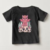 Kawaii Pastel Gothic Cute Creepy Demon Cat and Sku (Voorkant)