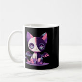 Kawaii Pastel Gothic griezelig Schattige Witchy Zo Koffiemok (Links)