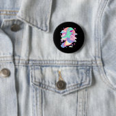 Kawaii pastel Gothic griezelig Schattigee Chibi di Ronde Button 5,7 Cm (In situ)
