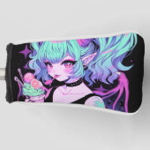 Kawaii Pastel Gothic Kleine Demon Koakuma Anime Me Golfheadcover (Voorkant)