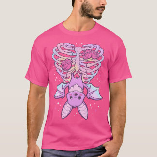 Kawaii Pastel Gothic Schattige Creepy Bat T-shirt