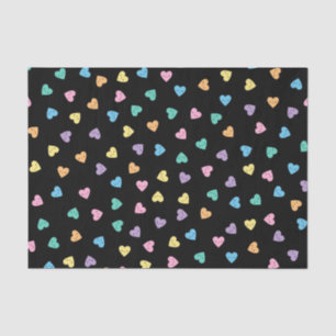 Kawaii Pastel Gothic Snoep Hearts Tissuepapier