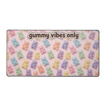 Kawaii Pastel Gummbeer Bureaumat Candy Core Schatt
