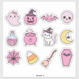 Kawaii Pastel Halloween Magische Stickerpakking Sticker