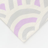 Kawaii Pastel Japanese Seigaiha Pattern Fleece Deken (Hoek)