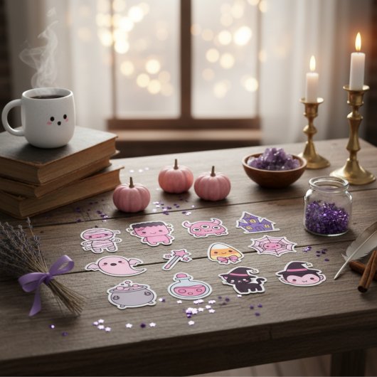 Kawaii Pastel Monster Squad Sticker Pack