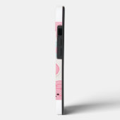 Kawaii Pastel Moppige Gezichten Sticker Set – Roze Case-Mate iPhone Case (Achterkant / Links)
