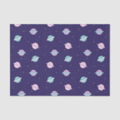 Kawaii Pastel Planets Tissuepapier (Voorkant)