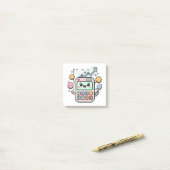 Kawaii Pastel Rekenmachine Financiën Student Stick Post-it® Notes (Op bureau)