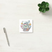 Kawaii Pastel Rekenmachine Financiën Student Stick Post-it® Notes (Kantoor)