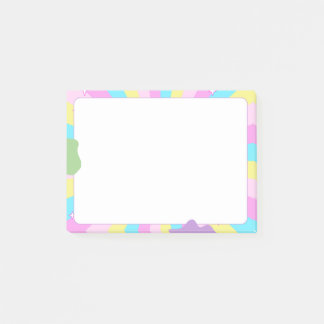 Kawaii Pastel Retro Sunburst Esthetiek Post-it® Notes