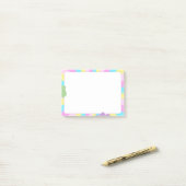 Kawaii Pastel Retro Sunburst Esthetiek Post-it® Notes (Op bureau)