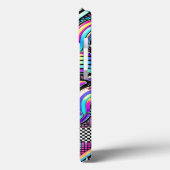 Kawaii Pastel Schattige Doodle iPhone 13 Hoesje (Achterkant / Links)