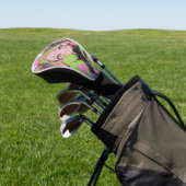 Kawaii Pastel Splatter Anime Girl Golfheadcover (Insitu)