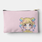 Kawaii Pastel Ster Meisje Portret Etui (Achterkant)