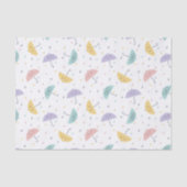 Kawaii Pastel Umbrella Patroon Weefsel Papier (Voorkant)