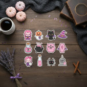 Kawaii Pastel Vampire & Friends Sticker Pack 