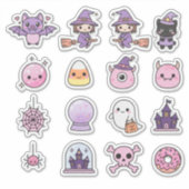 Kawaii Pastel Witchcraft & Wonder Sticker Pack (Voorkant)