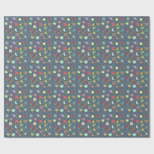 kawaii patroon cadeaupapier (Vlak)
