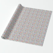 kawaii patroon cadeaupapier (Uitgerold)