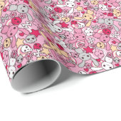 Kawaii-patroon Cadeaupapier (Rol Hoek)