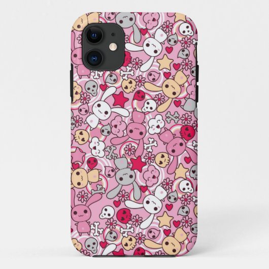 Kawaii-patroon Case-Mate iPhone Case (Achterkant)