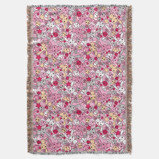 Kawaii-patroon Deken (Voorkant Verticaal)