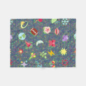  kawaii patroon  fleece deken (Voorkant (Horizontaal))
