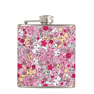 Kawaii-patroon Heupfles