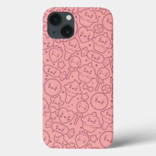 Kawaii-patroon met schattige koekjes Case-Mate iPhone case