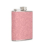 Kawaii-patroon met schattige koekjes heupfles (Rechts)