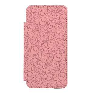 Kawaii-patroon met schattige koekjes