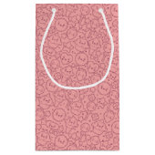 Kawaii-patroon met schattige koekjes klein cadeauzakje (Achterkant)