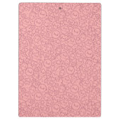 Kawaii-patroon met schattige koekjes klembord (Achterkant)