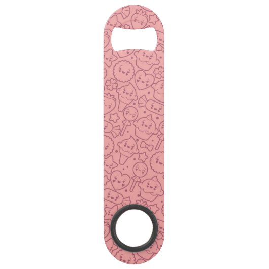 Kawaii-patroon met schattige koekjes speed flessenopener (Achterkant)