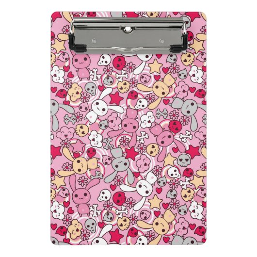 Kawaii-patroon Mini Klembord (Voorkant)
